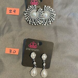 Paparazzi bling and pearl earrings!